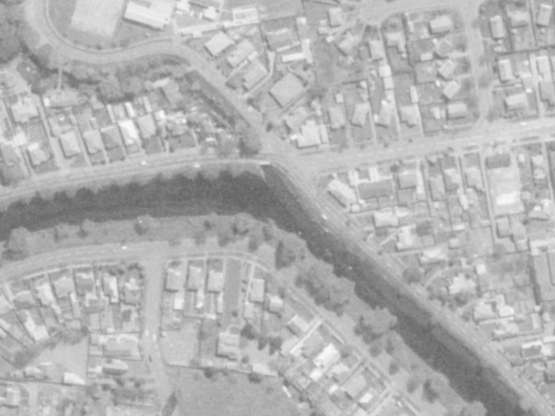 Dallington Terrace from the air, 1975-1979