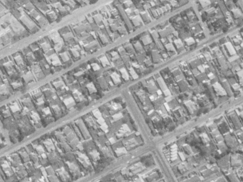 81B Office Road from the air, 1975-1979