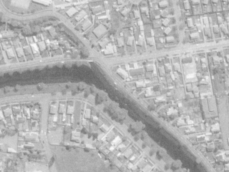 70 Dallington Terrace from the air, 1975-1979