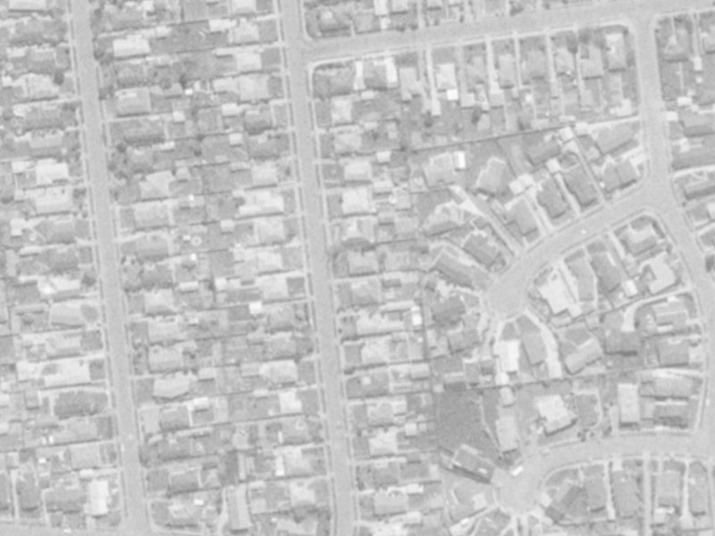 32 Hounslow Street from the air, 1975-1979