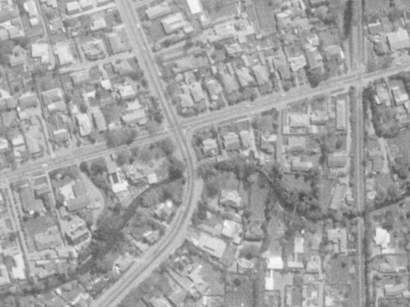 106 Glandovey Road from the air, 1975-1979