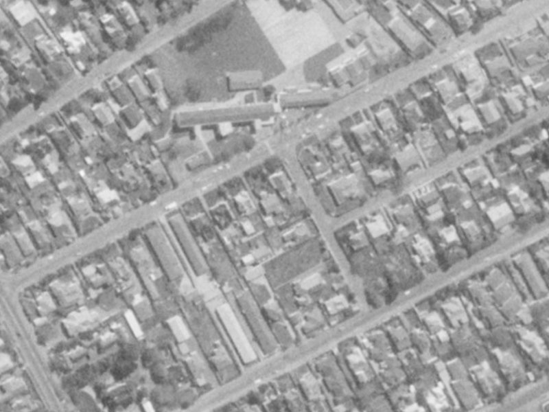 40 Aikmans Road from the air, 1975-1979