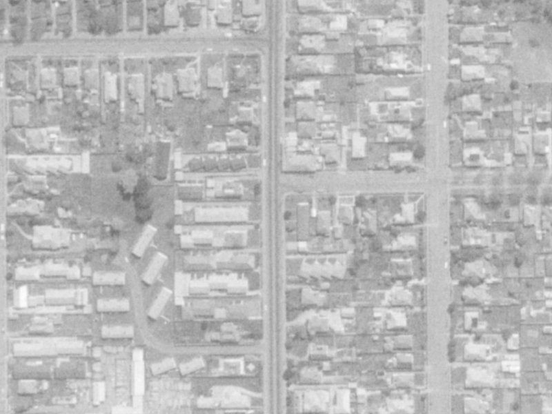 86B Hills Road from the air, 1975-1979