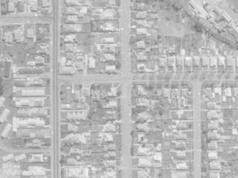 57 Slater Street from the air, 1975-1979