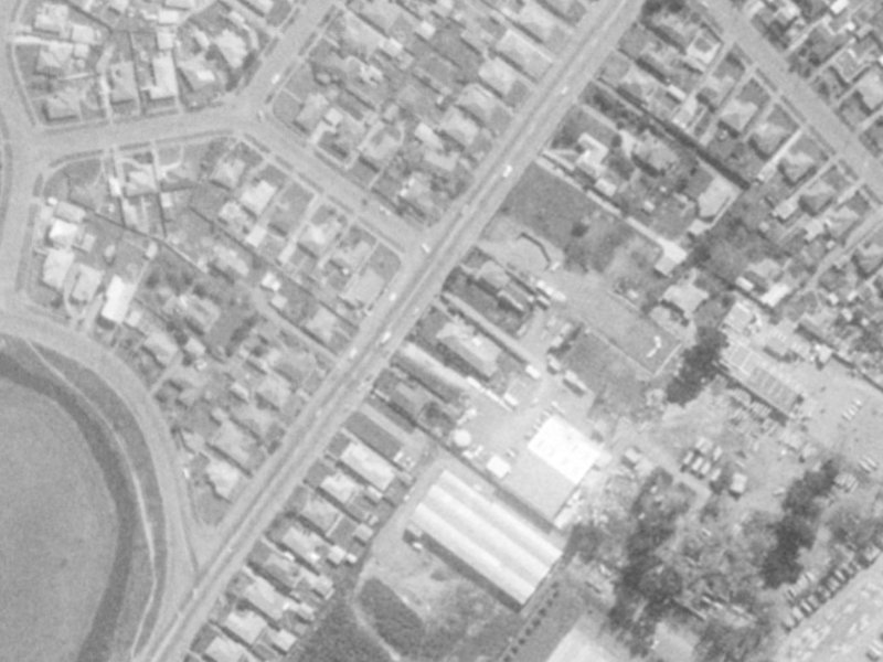 124 Wainoni Road from the air, 1975-1979