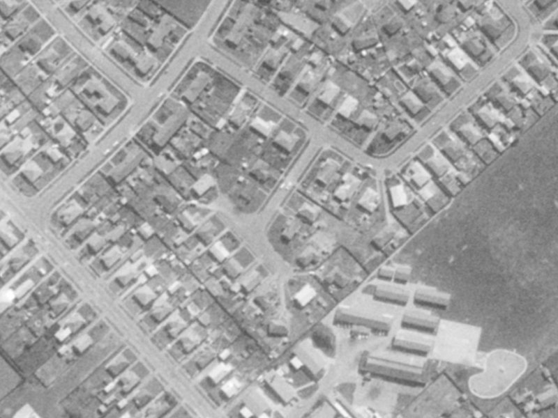Twynham Place from the air, 1975-1979