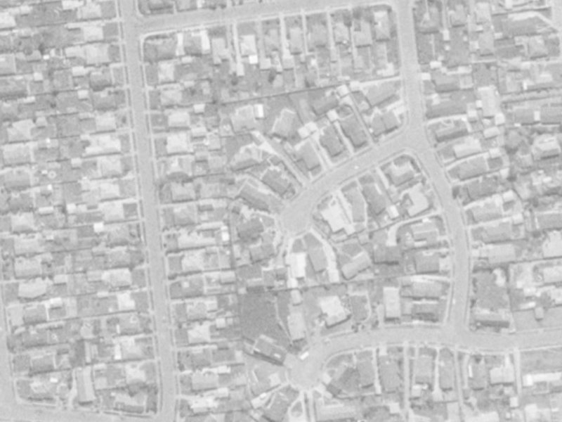 Glenavon Place from the air, 1975-1979