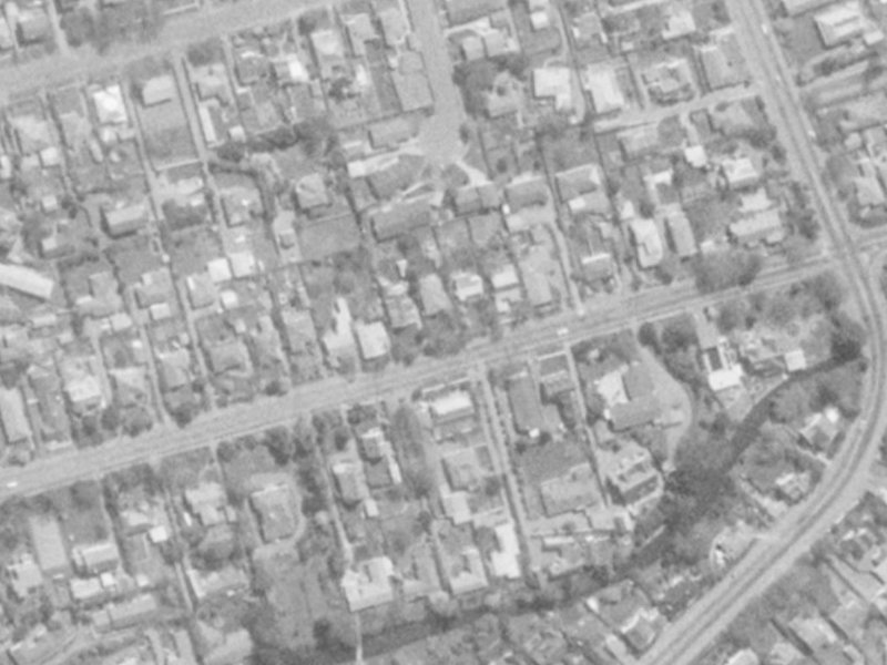 81 Glandovey Road from the air, 1975-1979