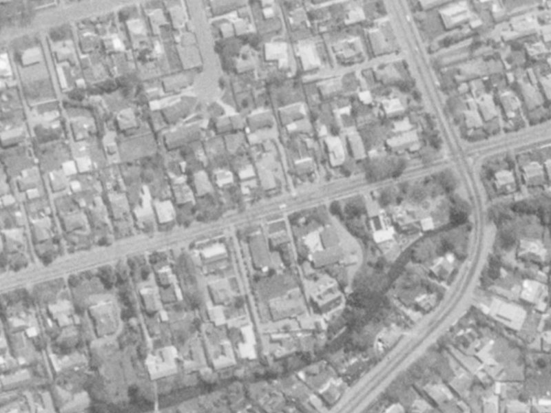 87 Glandovey Road from the air, 1975-1979