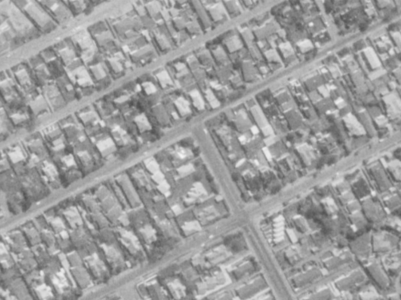 121 Winchester Street from the air, 1975-1979