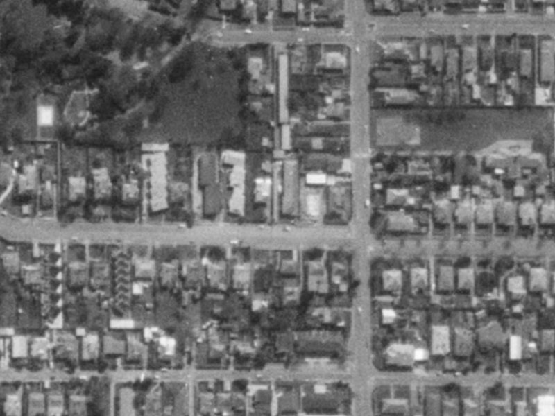 67 Ranfurly Street from the air, 1975-1979