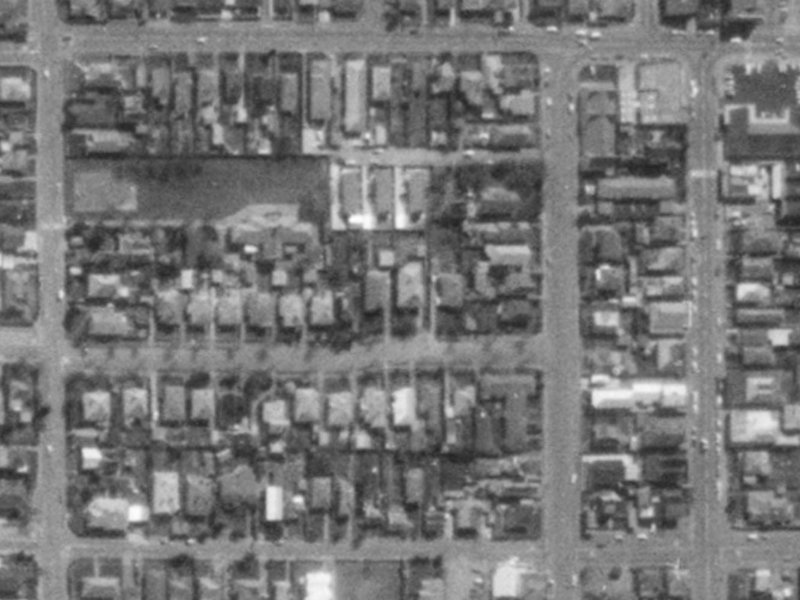 107 Ranfurly Street from the air, 1975-1979