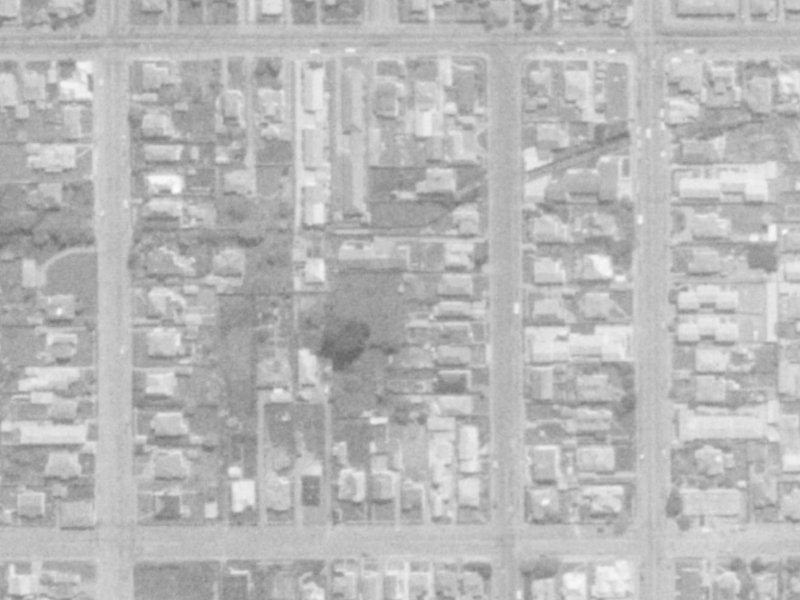 121C Packe Street from the air, 1975-1979