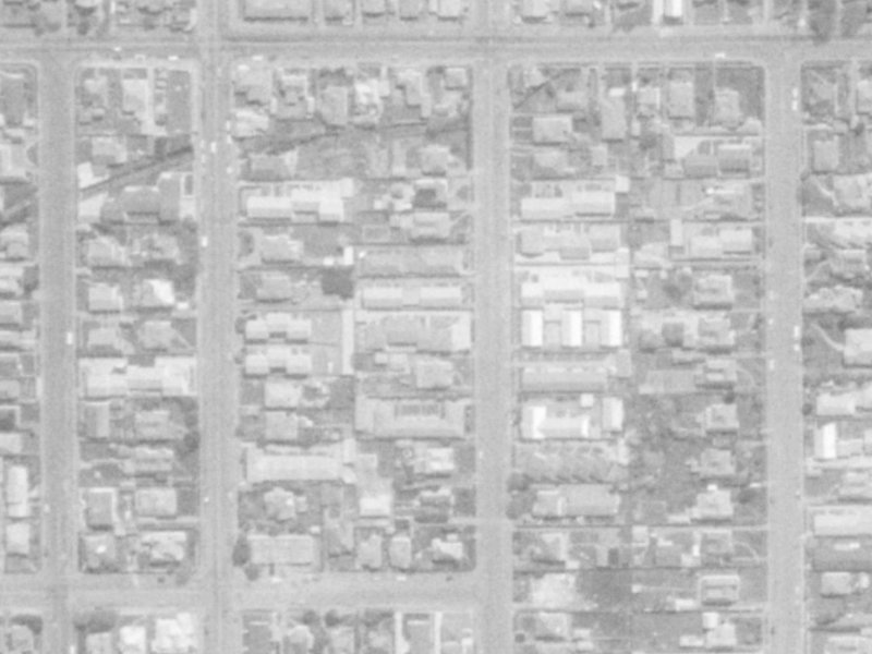 125 Geraldine Street from the air, 1975-1979
