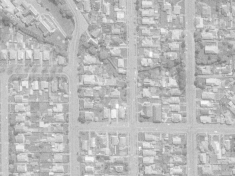 59 Petrie Street from the air, 1975-1979
