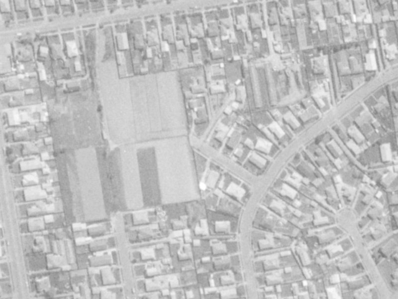 Lovelock Street from the air, 1975-1979