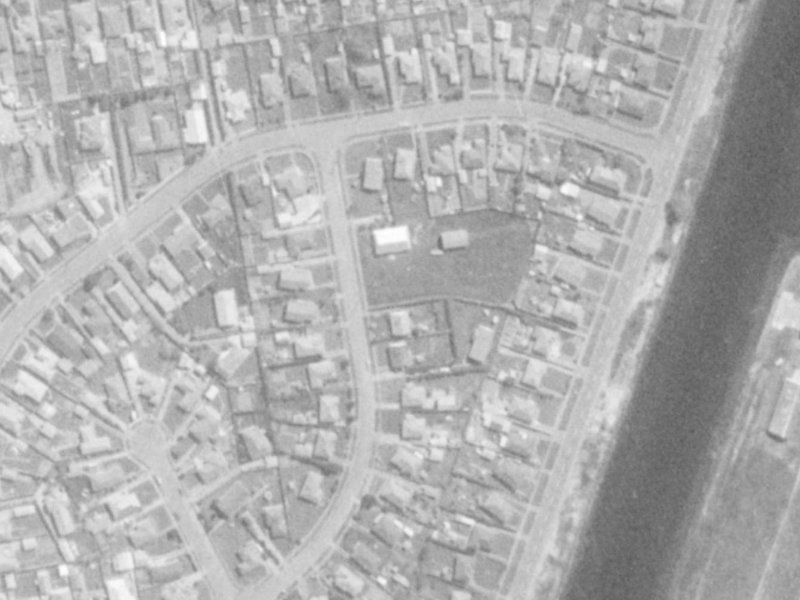 9 Halberg Street from the air, 1975-1979