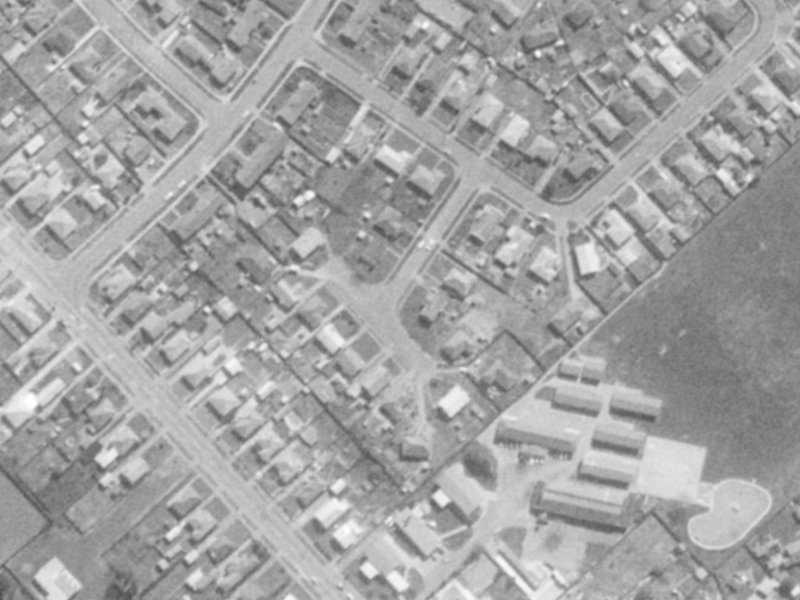 5 Twynham Place from the air, 1975-1979