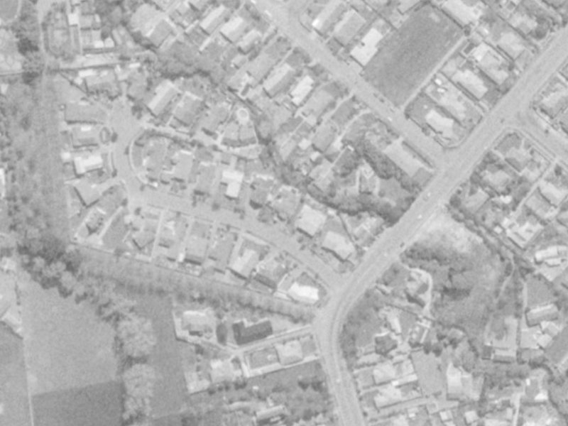 6 Tuirau Place from the air, 1975-1979