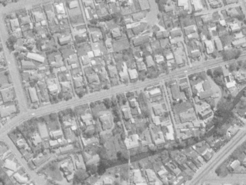 73 Glandovey Road from the air, 1975-1979