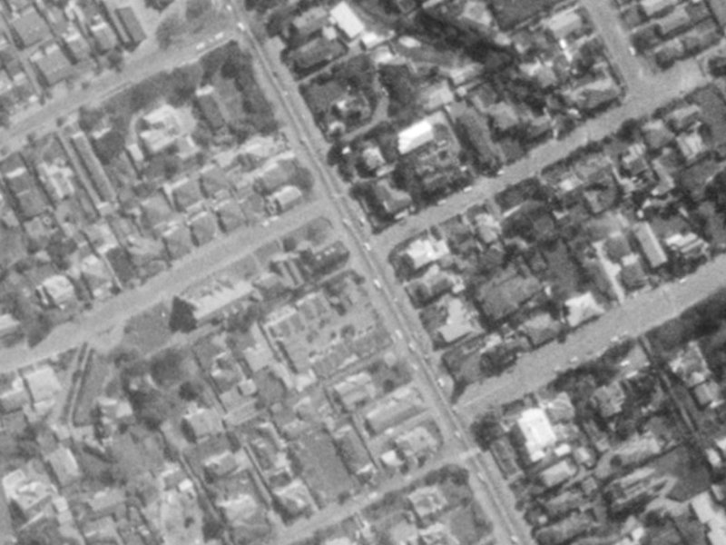 127 Papanui Road from the air, 1975-1979