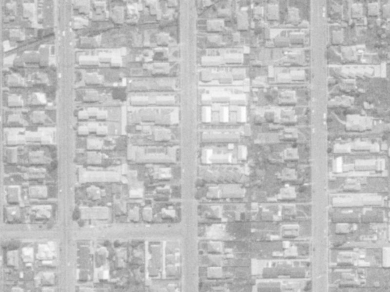 124 Geraldine Street from the air, 1975-1979