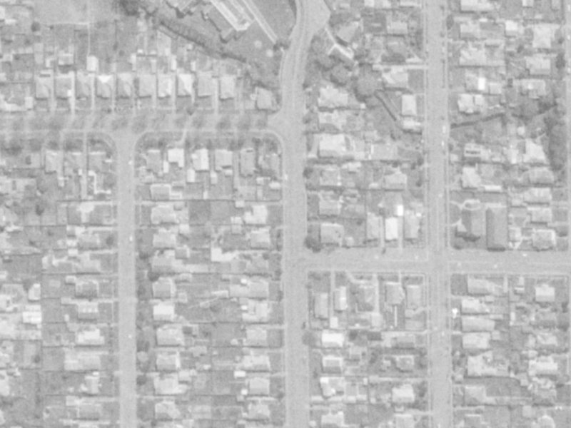 55 Stapletons Road from the air, 1975-1979