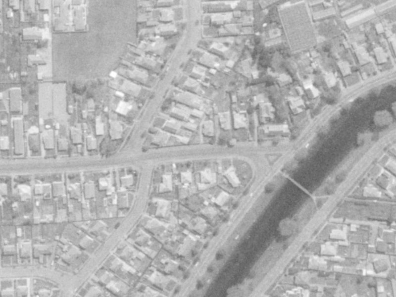 65 Medway Street from the air, 1975-1979
