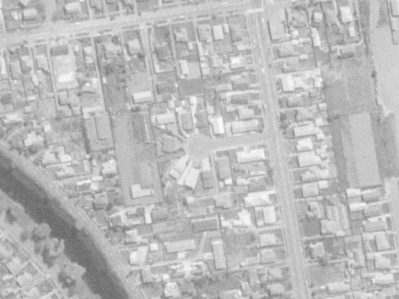 4 Claydon Place from the air, 1975-1979