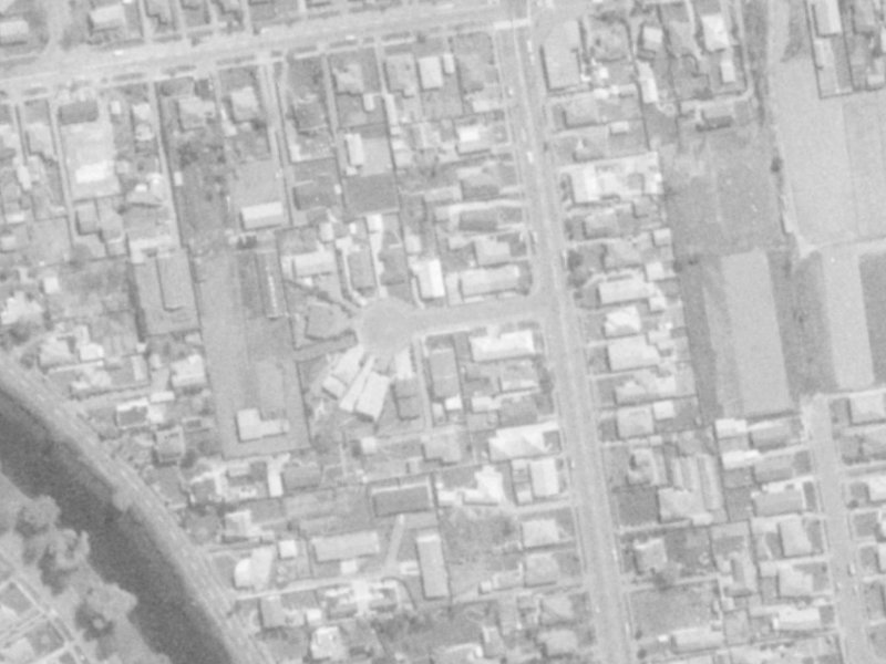 2 Claydon Place from the air, 1975-1979