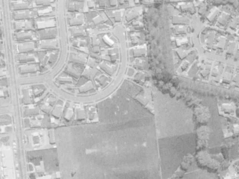 16 Gothic Place from the air, 1975-1979