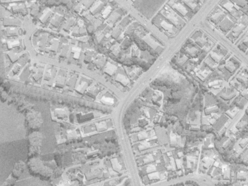 209 Ilam Road from the air, 1975-1979