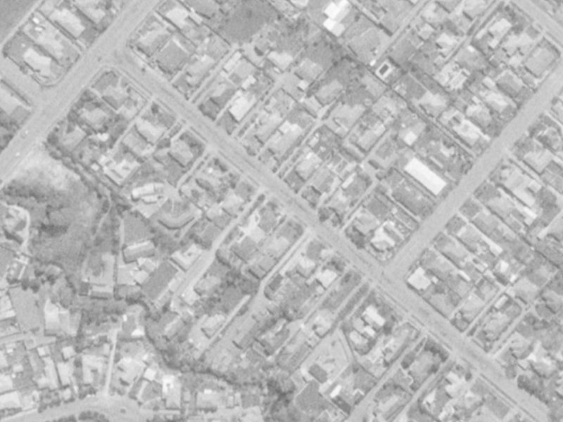 141 Hamilton Avenue from the air, 1975-1979