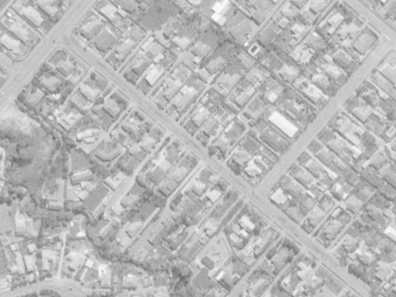 139 Hamilton Avenue from the air, 1975-1979