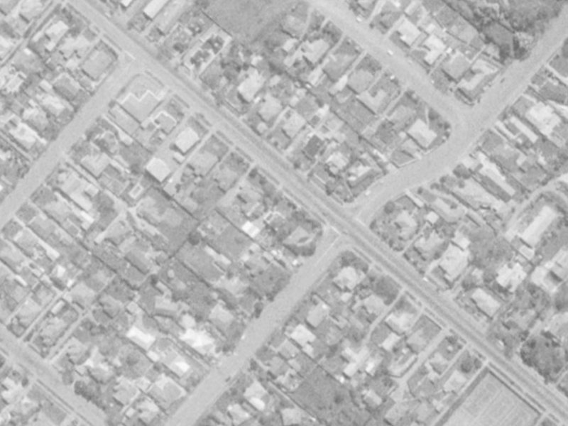 67 Memorial Avenue from the air, 1975-1979