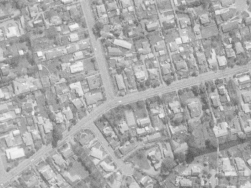 61A Glandovey Road from the air, 1975-1979