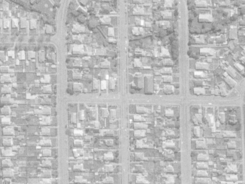 51-59 Petrie Street from the air, 1975-1979