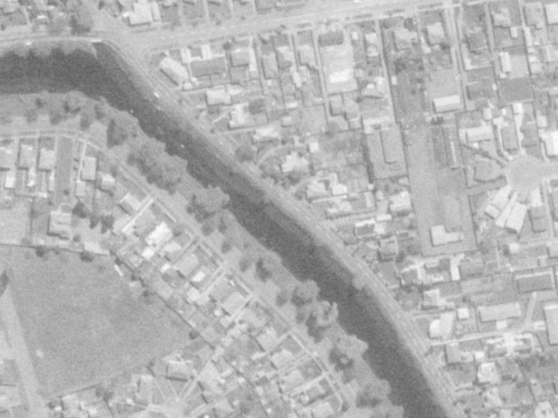 63E Dallington Terrace from the air, 1975-1979