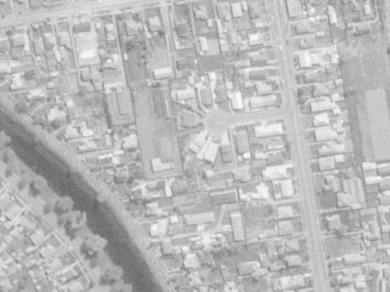 11 Claydon Place from the air, 1975-1979