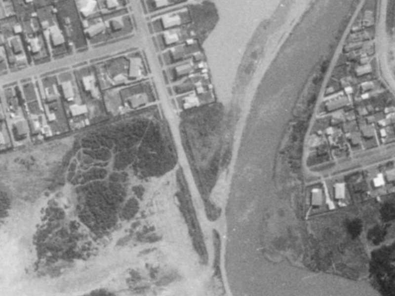 101 Wairoa Street from the air, 1975-1979