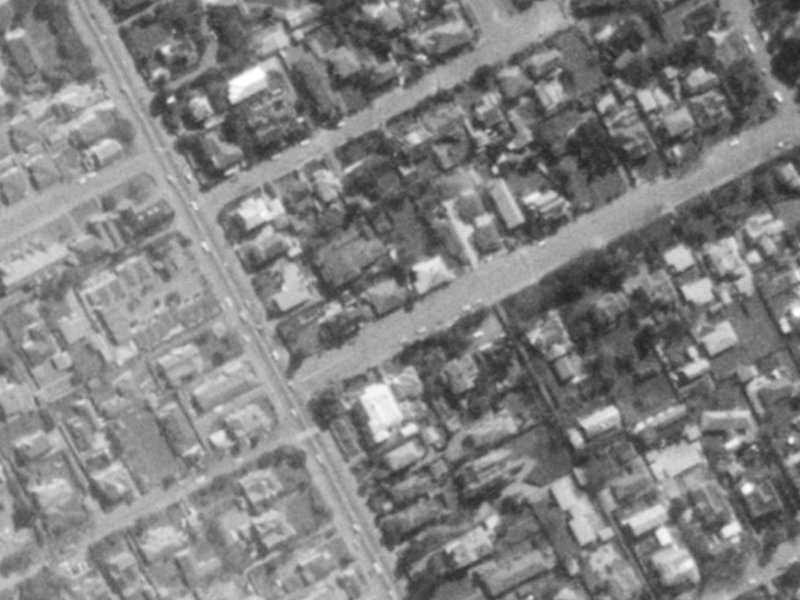 15A Webb Street from the air, 1975-1979