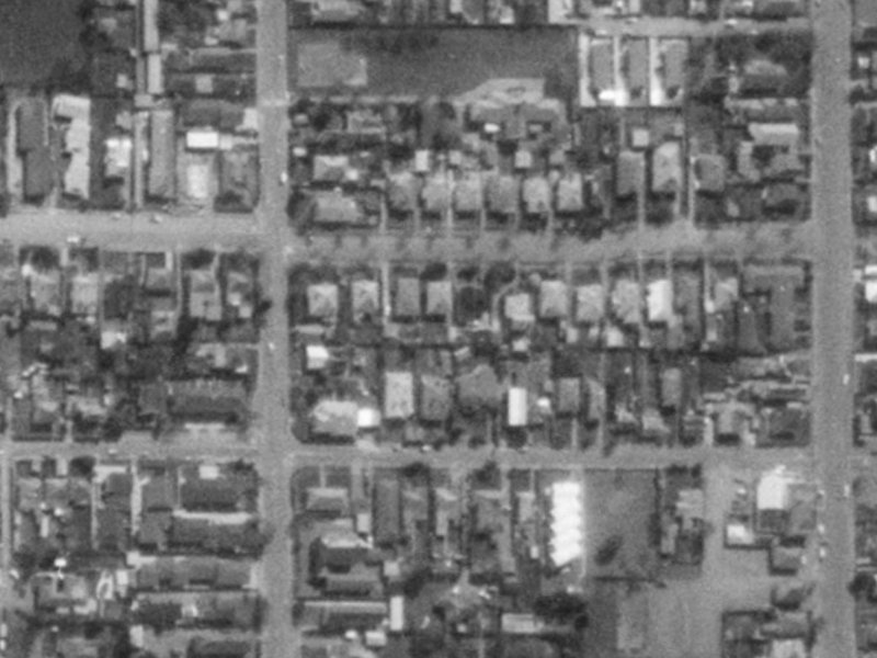 114A Caledonian Road from the air, 1975-1979