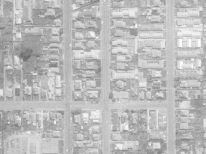533A Barbadoes Street from the air, 1975-1979