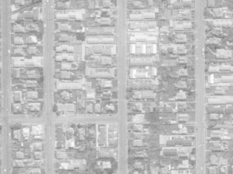 113 Geraldine Street from the air, 1975-1979