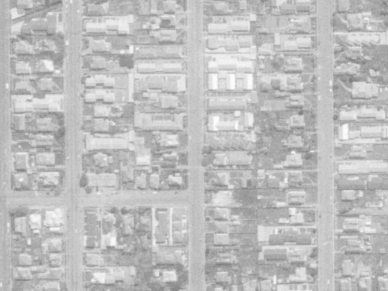 118 Geraldine Street from the air, 1975-1979