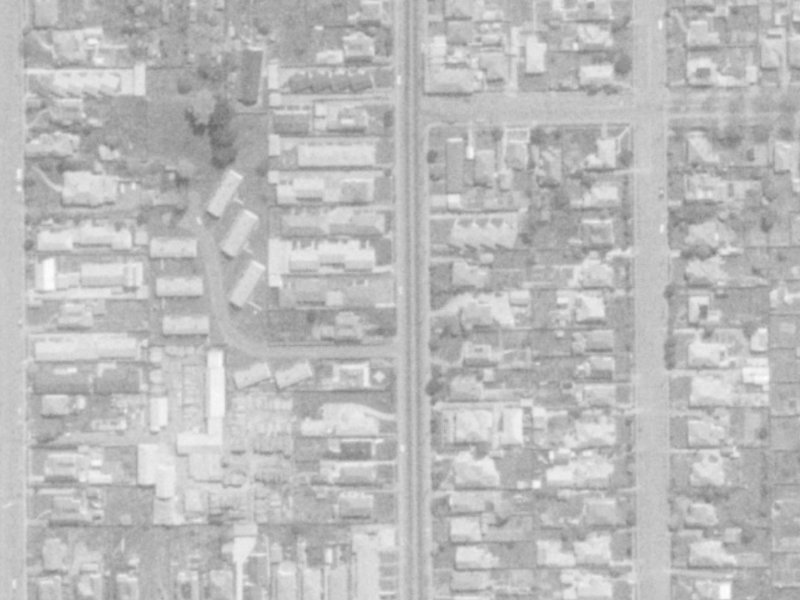 71 Hills Road from the air, 1975-1979