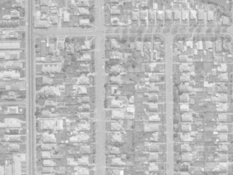46 Slater Street from the air, 1975-1979