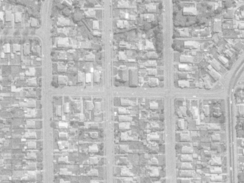 18 Randall Street from the air, 1975-1979