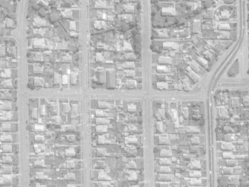 Randall Street from the air, 1975-1979