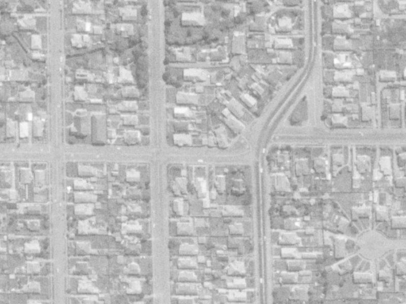 45 Randall Street from the air, 1975-1979